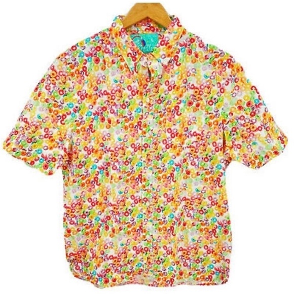 Chubbies Nutter Tooty Fruity (fruit loop) casual dress size Large, Excellent - Picture 5 of 6